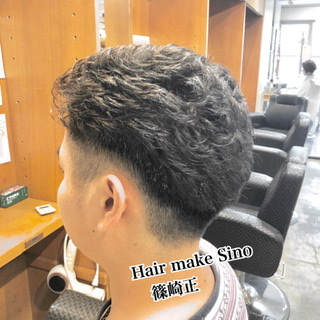 Sino代表の篠崎正です Iパーマ それはショートのデジタルパーマ Hair Make Sino 埼玉県川越市の美容室 理容室