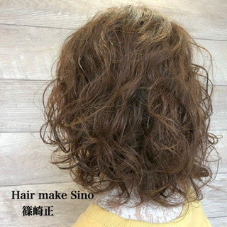 Sino代表の篠崎正です クルクルパーマは神です Hair Make Sino 埼玉県川越市の美容室 理容室